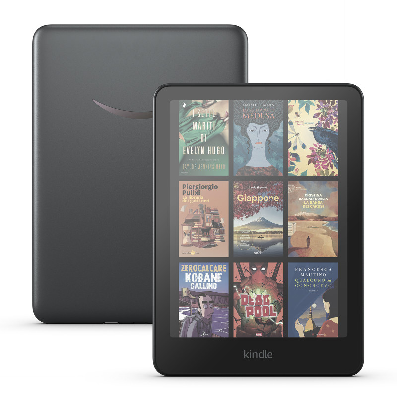 Amazon B0CX8YKQ2H Kindle Colorsoft Signature Ed., 17,9 cm (7.05"), AZW, DOC, DOCX, EPUB, HTML, MOBI, PDF, PRC, RTF, TXT, AAX,