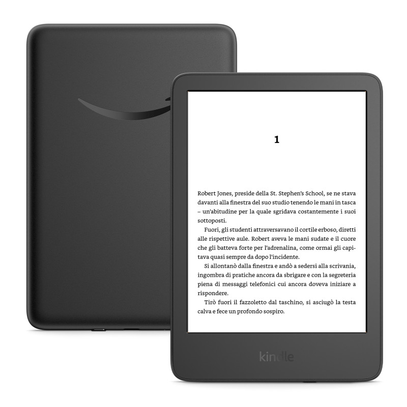 Amazon B0CP31T5M6 Kindle, 15,2 cm (6"), 16 GB, USB Tipo C, Negro, Magnesio, Plástico reciclado, 0,3 W