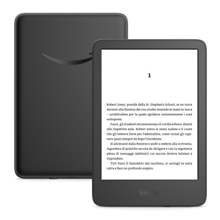 Amazon B0CP31T5M6 Kindle, 15,2 cm (6"), 16 GB, USB Tipo C, Negro, Magnesio, Plástico reciclado, 0,3 W