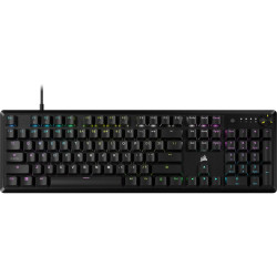 Corsair CH-910971E-NA K70, Completo (100%), Alámbrico, USB, Interruptor mecánico, Negro