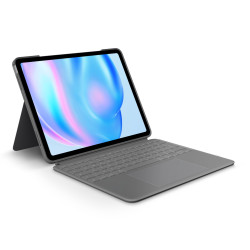 Logitech 920-012611 Combo Touch, QWERTZ, Alemán, Trackpad, 1,9 cm, 1 mm, Apple