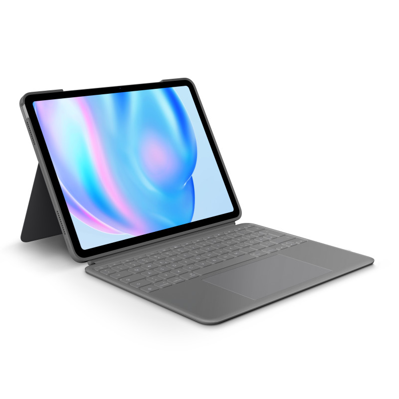 Logitech 920-012611 Combo Touch, QWERTZ, Alemán, Trackpad, 1,9 cm, 1 mm, Apple