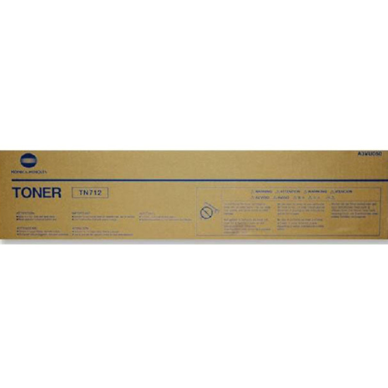 Konica Minolta A3VU050 TN712, 40800 páginas, Negro, 1 pieza(s)