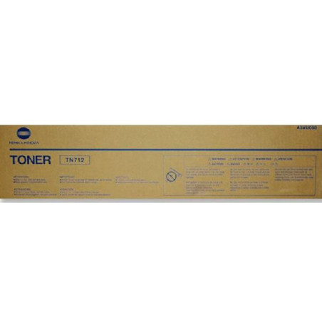 Konica Minolta A3VU050 TN712, 40800 páginas, Negro, 1 pieza(s)