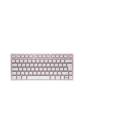 CHERRY JK-7100DE-19 KW 7100 MINI BT, Inalámbrico, Bluetooth, Switch de tecla de tijera, QWERTZ, Rosa