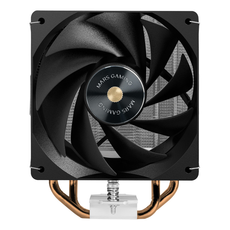 Mars Gaming MCPUX4 MCPU-X4, Refrigerador de aire, 12 cm, Negro