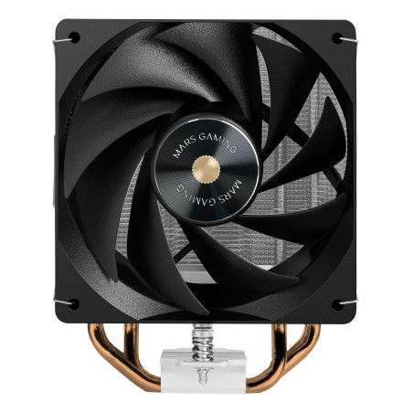 Mars Gaming MCPUX4 MCPU-X4, Refrigerador de aire, 12 cm, Negro