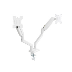 TooQ DB1434TNR-W DB1434TNR-W, Pinza/Atornillado, 10 kg, 33 cm (13"), 86,4 cm (34"), 100 x 100 mm, Blanco
