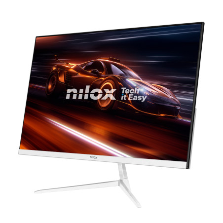 Nilox NXM24FHD2001 MONITOR 24 IPS 200HZ 1MS HDMI Y DP, 60,5 cm (23.8"), 1920 x 1080 Pixeles, Full HD, LCD, 1 ms, Blanco