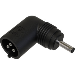 DCU Advance Tecnologic 37100090 37100090, Clavija de adaptador de corriente para ordenador portátil, Negro, 1 pieza(s) 2