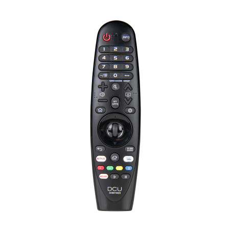 DCU Advance Tecnologic 30901025 30901025, TV, IR inalámbrico, Botones, Negro