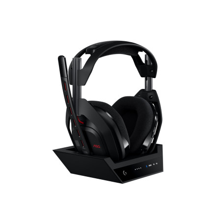 ASTRO Gaming 939-002224 A50, Inalámbrico, Juego, 20 - 20000 Hz, 375 g, Auriculares, Negro
