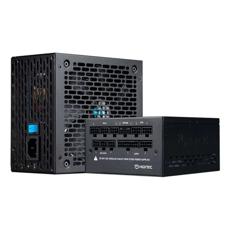 Hiditec PSU010050 GDX850 v3 80PLUS GOLD ATX 3.1 PCIe 5.1, 850 W, 100 - 240 V, 50/60 Hz, Activo, 100 W, 849,6 W
