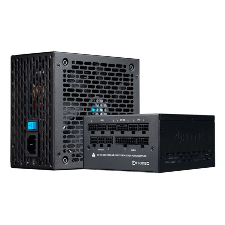 Hiditec PSU010049 GDX750 v3 80PLUS GOLD ATX 3.1 PCIe 5.1, 750 W, 100 - 240 V, 50/60 Hz, Activo, 100 W, 744 W