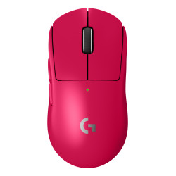 Logitech G 910-006797 PRO X SUPERLIGHT 2, mano derecha, Óptico, RF inalámbrico, 32000 DPI, 0,5 ms, Magenta