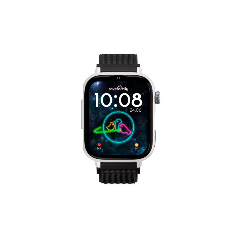 SaveFamily 55579136426367 SaveWatch Plus 2, 4,7 cm (1.85"), AMOLED, Pantalla táctil, 16 GB, GPS (satélite), 55 g