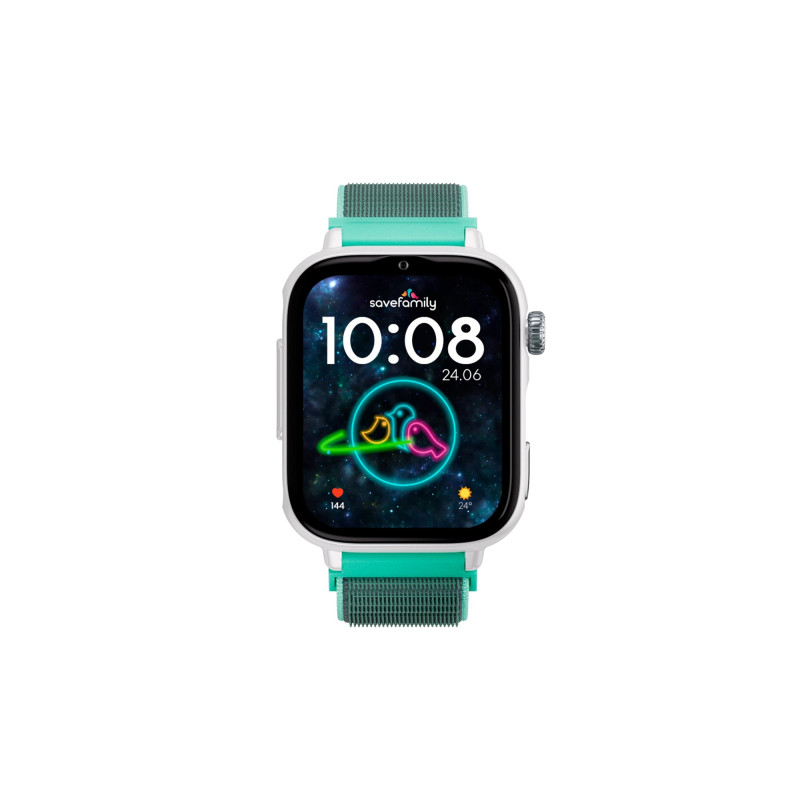 SaveFamily 55949977026943 SaveWatch Plus 2, 4,7 cm (1.85"), AMOLED, Pantalla táctil, 16 GB, GPS (satélite), 55 g