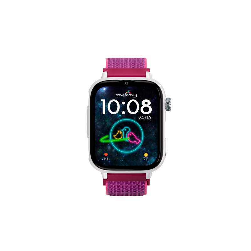 SaveFamily 55579136393599 SaveWatch Plus 2, 4,7 cm (1.85"), AMOLED, Pantalla táctil, 16 GB, GPS (satélite), 55 g