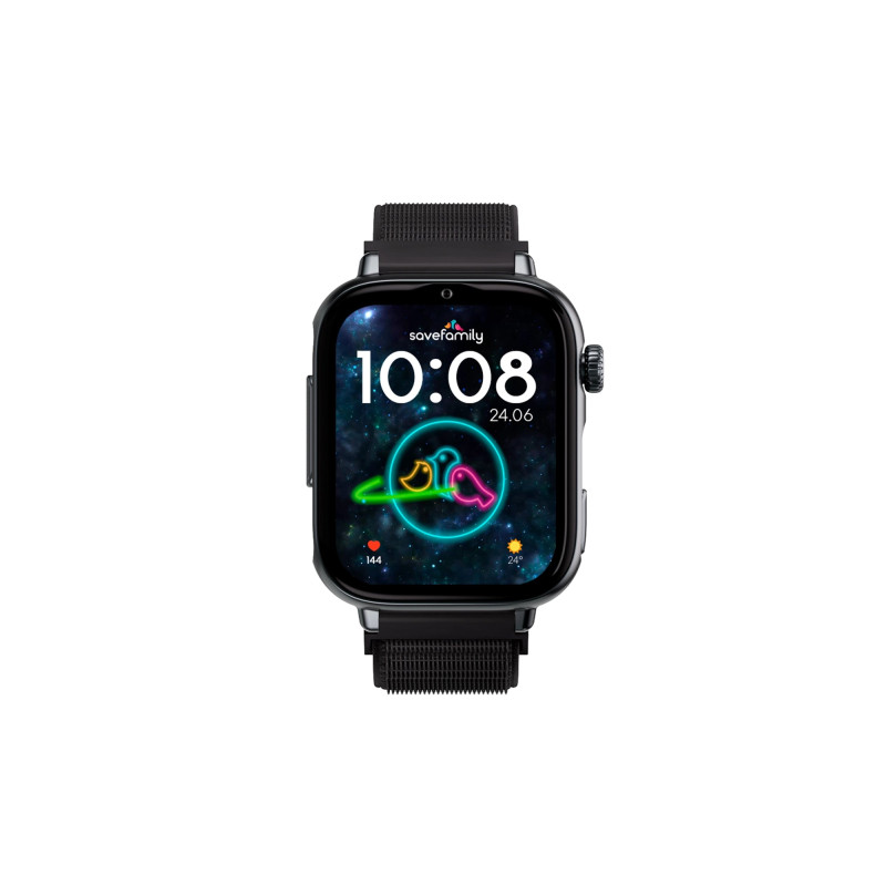 SaveFamily 55579136688511 SaveWatch Plus 2, 4,7 cm (1.85"), AMOLED, Pantalla táctil, 16 GB, GPS (satélite), 55 g