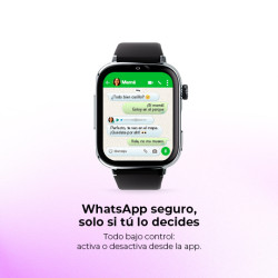 SaveFamily 55942827147647 SaveWatch Plus 2, 4,7 cm (1.85"), AMOLED, Pantalla táctil, 16 GB, GPS (satélite), 55 g 2