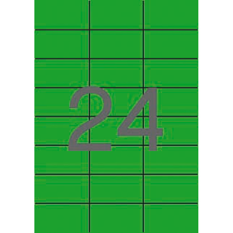 APLI 01594 01594, Verde, A4, Laser/Inyección de tinta, Permanente, Rectángulo, Forest Stewardship Council (FSC)