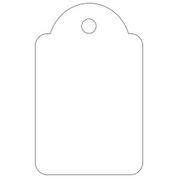 APLI 00390 00390, Blanco, Universal, Rectángulo, 200 g/m², 2,2 cm, 3,5 cm 2