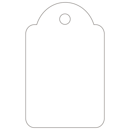 APLI 00390 00390, Blanco, Universal, Rectángulo, 200 g/m², 2,2 cm, 3,5 cm