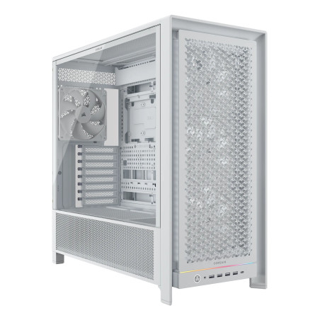 Corsair CC-9011308-WW FRAME 5000D RS, Midi Tower, PC, Blanco, ATX, EATX, micro ATX, Mini-ITX, Plástico, Acero, Vidrio