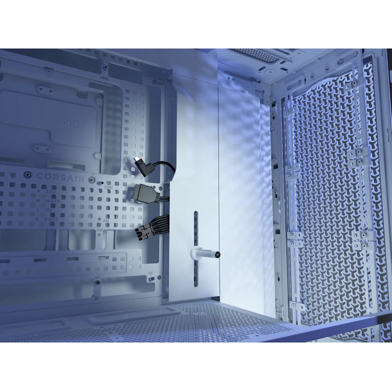 Corsair CC-9011308-WW FRAME 5000D RS, Midi Tower, PC, Blanco, ATX, EATX, micro ATX, Mini-ITX, Plástico, Acero, Vidrio