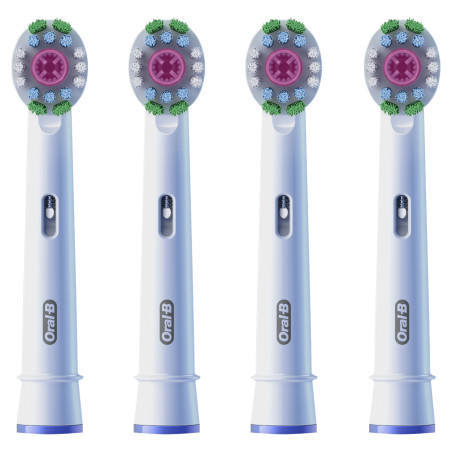 Oral-B 8006540860960 3D White 860960, 4 pieza(s), Blanco, Oral-B, 60 mm, 18 mm, 220 mm