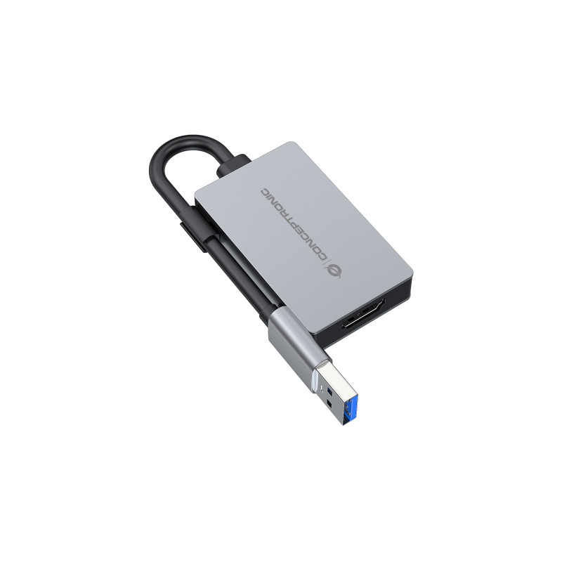 Conceptronic ABBY22G ABBY22G, 3.2 Gen 1 (3.1 Gen 1), USB tipo A, Salida HDMI, 1920 x 1080 Pixeles