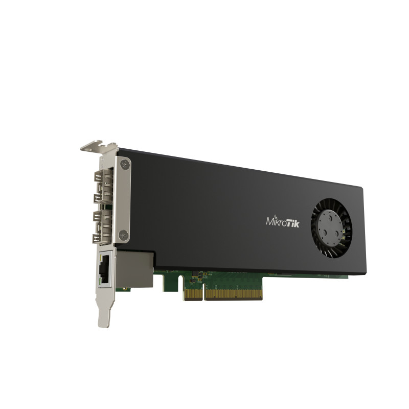 Mikrotik CCR2004-1G-2XS-PCIE CCR2004-1G-2XS-PCIe, Interno, Alámbrico, PCI Express, Ethernet / Fiber