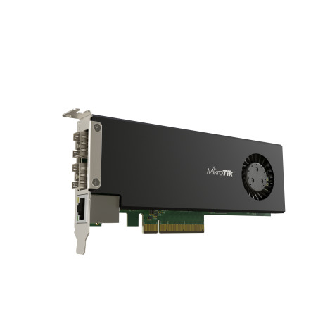 Mikrotik CCR2004-1G-2XS-PCIE CCR2004-1G-2XS-PCIe, Interno, Alámbrico, PCI Express, Ethernet / Fiber