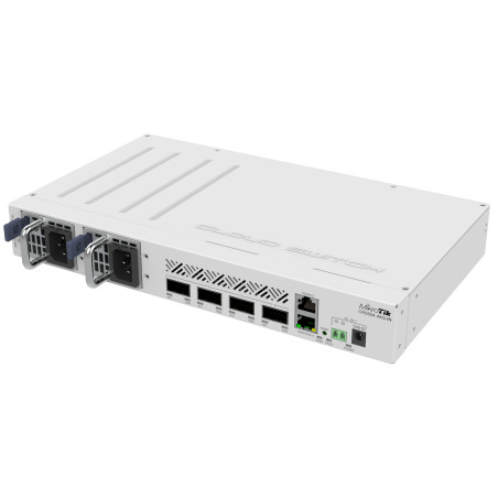 Mikrotik CRS504-4XQ-IN CRS504-4XQ-IN, Gestionado, Fast Ethernet (10/100), Energía sobre Ethernet (PoE), Montaje en rack