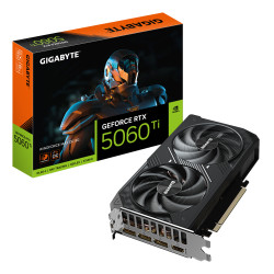 GIGABYTE GV-N506TWF2MAX OC-8GD GeForce RTX 5060 Ti WINDFORCE MAX OC 8G Tarjeta Gráfica – 8 GB GDDR7, 128 bits, PCI-E 5.0,