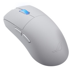 ASUS 90MP0490-BMUA10 ROG Harpe II Ace, mano derecha, Óptico, RF Wireless + Bluetooth + USB Type-A, 42000 DPI, Blanco