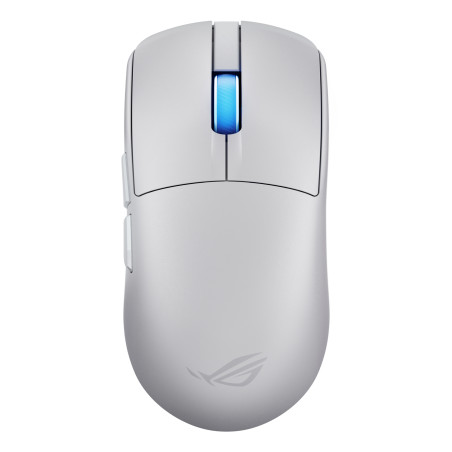 ASUS 90MP0490-BMUA10 ROG Harpe II Ace, mano derecha, Óptico, RF Wireless + Bluetooth + USB Type-A, 42000 DPI, Blanco
