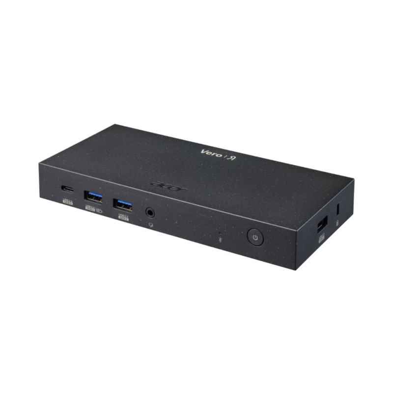 Acer GP.DCK11.01A Vero MST Dock M33 100W PD - Black EU (Retail pack), Alámbrico, USB 3.2 Gen 2 (3.1 Gen 2) Type-C, 100 W, 3,5