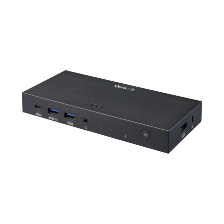 Acer GP.DCK11.01A Vero MST Dock M33 100W PD - Black EU (Retail pack), Alámbrico, USB 3.2 Gen 2 (3.1 Gen 2) Type-C, 100 W, 3,5