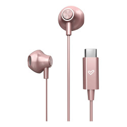 Energy Sistem 459285 EasyPods, Alámbrico, 20 - 20000 Hz, Llamadas/Música, 12 g, Auriculares, Oro rosa
