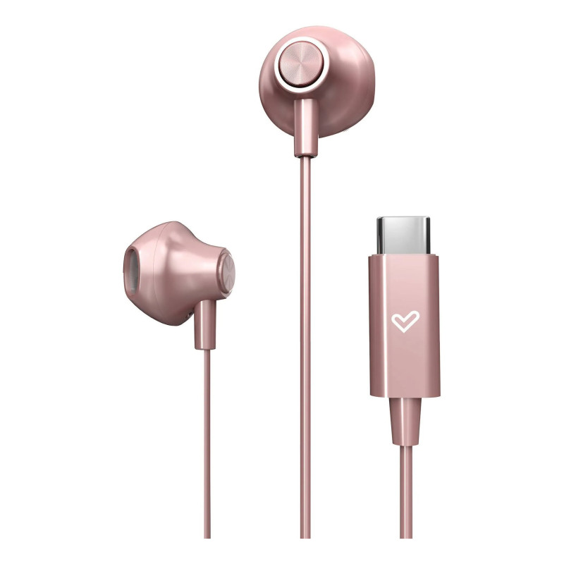 Energy Sistem 459285 EasyPods, Alámbrico, 20 - 20000 Hz, Llamadas/Música, 12 g, Auriculares, Oro rosa