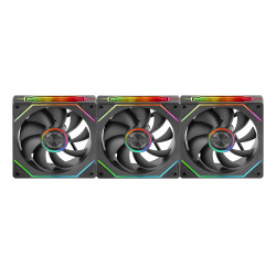 Mars Gaming MFLINKFINITYKIT2 MF-LINKFINITYKIT2, Ventilador, 12 cm, Negro