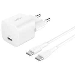 Belkin WCA012KQ1MWH-B6 BoostCharge, Interior, Corriente alterna, 1 m, Blanco