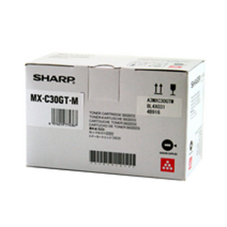 Sharp MX-C30GTM MXC30GTM, 6000 páginas, Magenta, 1 pieza(s)