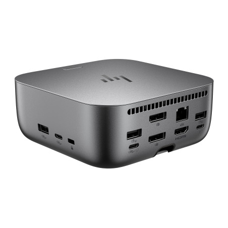 HP 9X481UT#ABB Base de acoplamiento Thunderbolt 4 Ultra de 180 W G6, Alámbrico, Thunderbolt 4, 180 W, 10,100,1000,2500 Mbit/s,