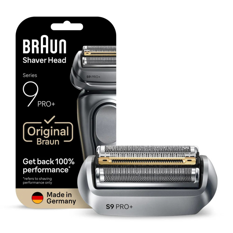 Braun 555562 Series 9 96M, Cabezal para afeitado, 1 cabezal(es), Negro, Acero inoxidable, 18 mes(es), Braun, Series 9+ Pro