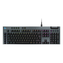 Logitech G 920-012942 G915 X, Alámbrico, USB, Interruptor mecánico, QWERTY, LED RGB, Negro