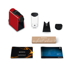 De’Longhi EN 85.R Essenza Mini EN 85.R, Macchina per caffè a capsule, 0,6 L, Cápsula de café, 1370 W, Negro, Rojo 2