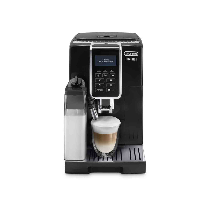 De’Longhi ECAM 350.55.B Dinamica Ecam 350.55.B, Máquina espresso, Granos de café, Molinillo integrado, 1450 W, Negro, Acero