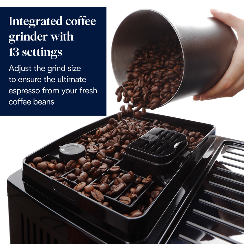 De’Longhi 0132217141 Magnifica Start Milk ECAM220.60.B, Máquina espresso, 1,8 L, Granos de café, De café molido, Molinillo